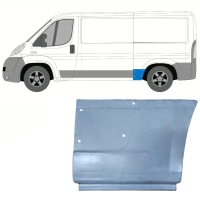 Reparaturblech Kotflügel hinten für Fiat Ducato 2006-2014 / Links 15112