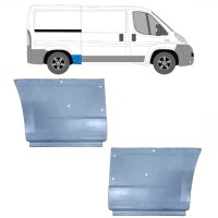 Reparaturblech Kotflügel hinten für Fiat Ducato 2006-2014 / Links+Rechts / Satz 15113 Reparaturblech Kotflügel hinten für Fiat Ducato 2006-2014 / Links+Rechts / Satz 15113