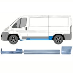 Reparaturblech-Set für Fiat Ducato 2006-2025 / Links / 12419