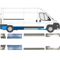 Reparaturblech Schweller für Fiat Ducato 2006-2026 / Links+Rechts / Satz 10887