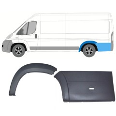 Set von hinteren Radlaufleisten für Fiat Ducato 2006-2018 / Links / 8586