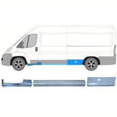 Reparaturblech-Set für Fiat Ducato 2006-2025 / Links / 12423