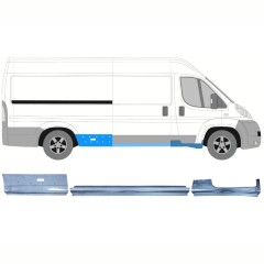 Reparaturblech-Set für Fiat Ducato 2006-2025 / Rechts / 12422