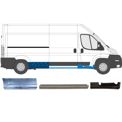 Reparaturblech-Set für Peugeot Boxer 2006-2026 / Rechts / 16181