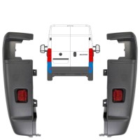 Stoßstange Ecke hinten 270 Grad für Citroen Jumper 2006-2018 / Links+Rechts / Satz 14064