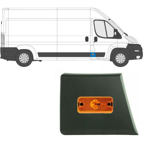 Seitenleiste der B-Säule mit Lampe für Fiat Ducato 2006-2018 / Rechts / Satz 10678