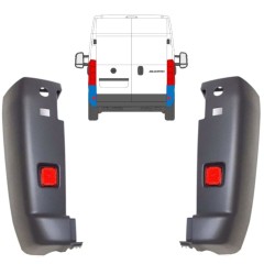 Stoßstangenecke mit Rückstrahler für Fiat Ducato 2006-2018 / Links+Rechts / Satz 9935