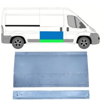 Reparaturblech für Schiebetür, außen unten für Fiat Ducato 2006-2014 / Rechts / Satz 14824