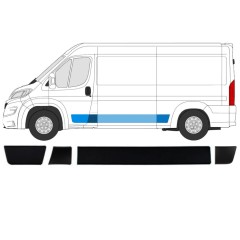 Satz Seitenleisten für Peugeot Boxer 2018- / Links / 15436