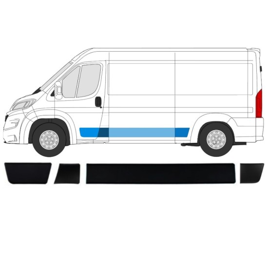 Satz Seitenleisten für Fiat Ducato 2018- / Links / 15040 Satz Seitenleisten für Fiat Ducato 2018- / Links / 15040