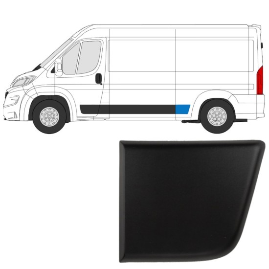 Seitenleiste Kotflügel hinten für Fiat Ducato 2018- / Links 14805