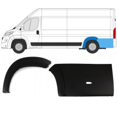 Set von hinteren Radlaufleisten für Peugeot Boxer 2018- / Links / 14441