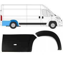 Set von hinteren Radlaufleisten für Peugeot Boxer 2018- / Rechts / 14438