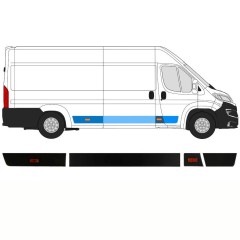 Satz Seitenleisten für Peugeot Boxer 2018- / Rechts / 14420