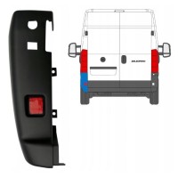 Stoßstange Ecke hinten 180 Grad für Fiat Ducato 2018- / Rechts 16025