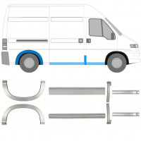 FIAT DUCATO BOXER RELAY MITTEL 1994-2006 SCHWELLER REPARATURBLECH RADLAUF REPARATURBLECH / SATZ