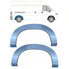 Reparaturblech Kotflügel hinten für Fiat Ducato 1994-2006 / Links = Rechts (symmetrisch) / Satz 10096