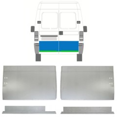 Reparaturblech für die hintere Tür, innen und außen für Peugeot Boxer 1994-2006 / Links+Rechts / Satz 14454