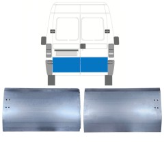 Reparaturblech hintere Tür für Fiat Ducato 1994-2006 / Links+Rechts / Satz 9752