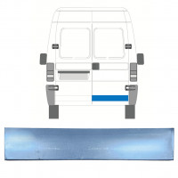 FIAT  DUCATO BOXER RELAY JUMPER 1994-2006 HINTEN TÜR NIEDRIG REPARATURBLECH / RECHTS