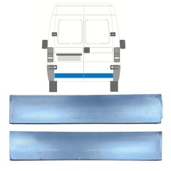 Reparaturblech niedrige hintere Tür für Fiat Ducato 1994-2006 / Links+Rechts / Satz 9748