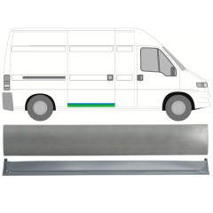 Reparaturblech für Schiebetür, außen unten für Citroen Jumper 1994-2006 / Rechts 16173