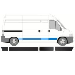 Satz Seitenleisten für Peugeot Boxer 2002-2006 / Rechts / 14390