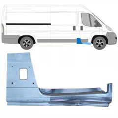 Reparaturblech der Säule + Schweller für Fiat Ducato 2006-2025 / Rechts / Satz 8742