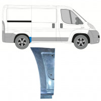 FIAT DUCATO 2006- KURZ HINTEN KOTFLÜGEL REPARATURBLECH / RECHTS