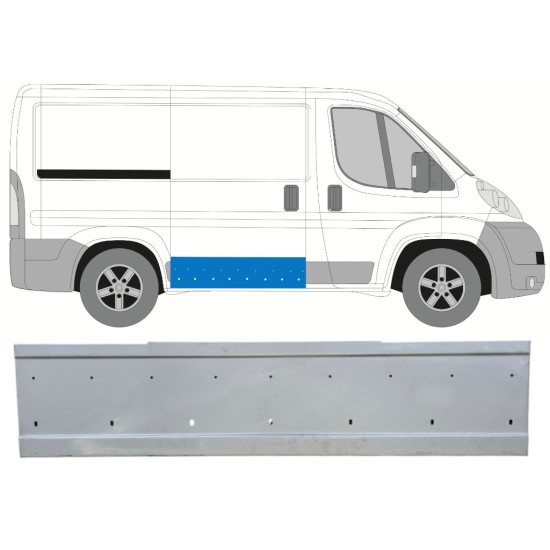 Reparaturblech Schiebetür für Fiat Ducato 2006-2014 / Rechts 14735