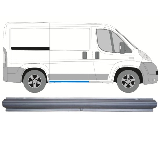 Schweller Schiebetür Reparaturblech für Fiat Ducato 2006-2014 / Rechts 14734 Schweller Schiebetür Reparaturblech für Fiat Ducato 2006-2014 / Rechts 14734