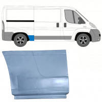 FIAT DUCATO 2006- MITTEL HINTEN KOTFLÜGEL REPARATURBLECH / RECHTS