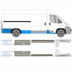 Reparaturblech Schweller für Peugeot Boxer 2006-2025 / Links+Rechts / Satz 14166