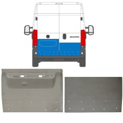 Reparaturblech hintere Tür für Citroen Jumper 2006-2025 / Links+Rechts / Satz 14268