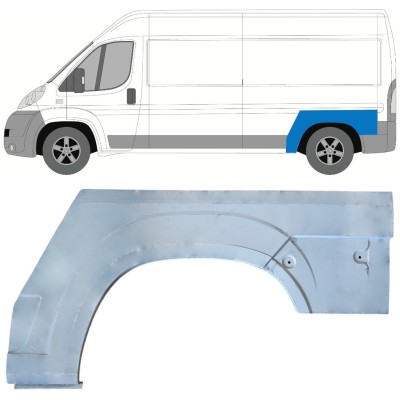 Reparaturblech Kotflügel hinten für Fiat Ducato 2006-2026 / Links 16943