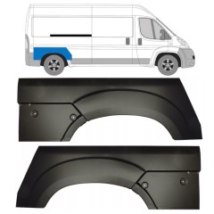 Reparaturblech Kotflügel hinten für Citroen Jumper 2006-2025 / Links+Rechts / Satz 14282