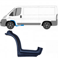 FIAT DUCATO 2006- 1/3 VORNE TÜR SCHWELLER REPARATURBLECH / LINKS