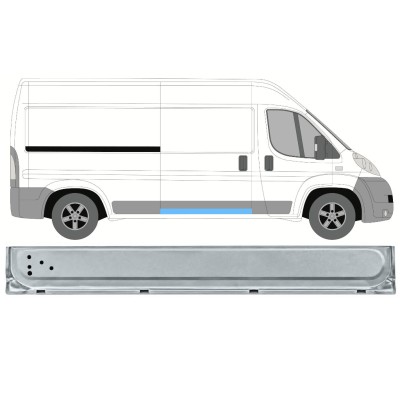 Reparaturblech innere Schiebetür für Fiat Ducato 2006-2026 / Rechts 17042