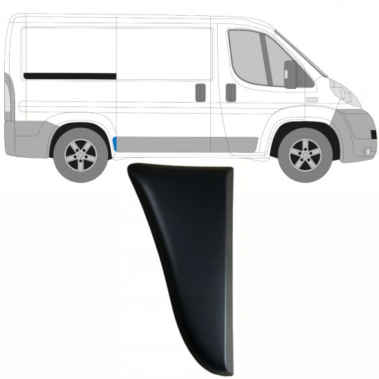 Chrome Door Handle Cover SET – Stainless Steel – For Fiat Ducato 2006-Up – 4 Pcs, 2 Doors
