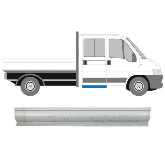 Reparaturblech Schweller für Fiat Ducato 1994-2006 / Links = Rechts (symmetrisch) 16009