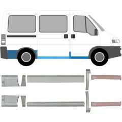 Reparaturblech Schweller + Kotflügel hinten für Fiat Ducato 1994-2006 / Satz 5087