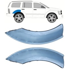 Reparaturblech Kotflügel hinten für Dodge Durango 2003-2008 / Links+Rechts / Satz 9772