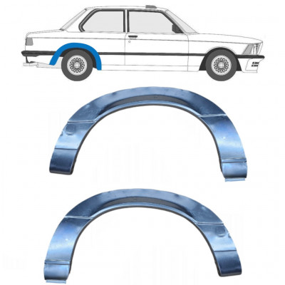 BMW 3 E21 1975-1984 2 TÜR RADLAUF REPARATURBLECH / PAAR