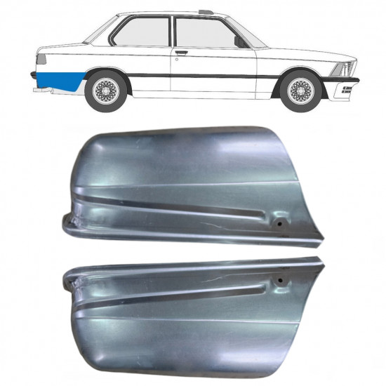 BMW 3 E21 1975-1984 2/4 TÜR HINTEN KOTFLÜGEL REPARATURBLECH / SATZ
