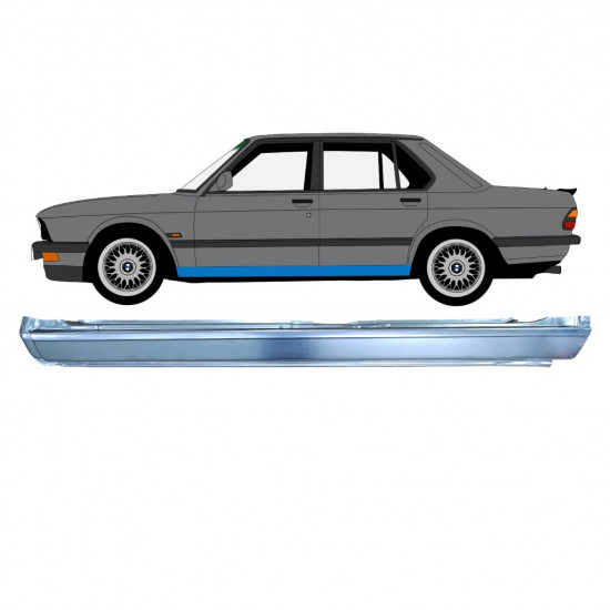 BMW 5 E28 1981-1987 SCHWELLER REPARATURBLECH / LINKS