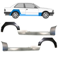 Reparaturblech Schweller + vorderer + hinterer Kotflügel für BMW 3 E30 1982-1987 / Satz 11510