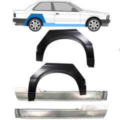 Voll schweller + hinten Kotflügel Reparaturblech für BMW 3 E30 1982-1987 / Satz 11236
