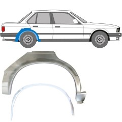 Reparaturblech innen + außen hinterer Kotflügel für BMW 3 E30 1982-1987 / Rechts / Satz 10857
