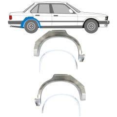 Reparaturblech innen + außen hinterer Kotflügel für BMW 3 E30 1982-1987 / Satz 10859