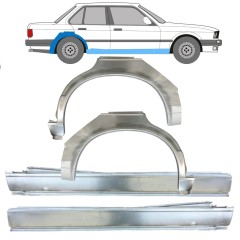 Voll schweller + hinten Kotflügel Reparaturblech für BMW 3 E30 1982-1987 / Satz 11239